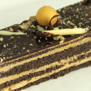 makowy z kremem kawowym